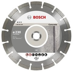 Алмазный диск 230x22 сегментная concrete BOSCH