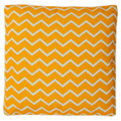 Подушка декоративная ZigZac Yellow 45x45 для сада и дома MoodMe