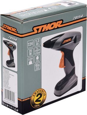 STHOR ПІСТОЛІТ ДЛЯ КЛЕЮ АКУМУЛЯТОРНИЙ 7,2 V