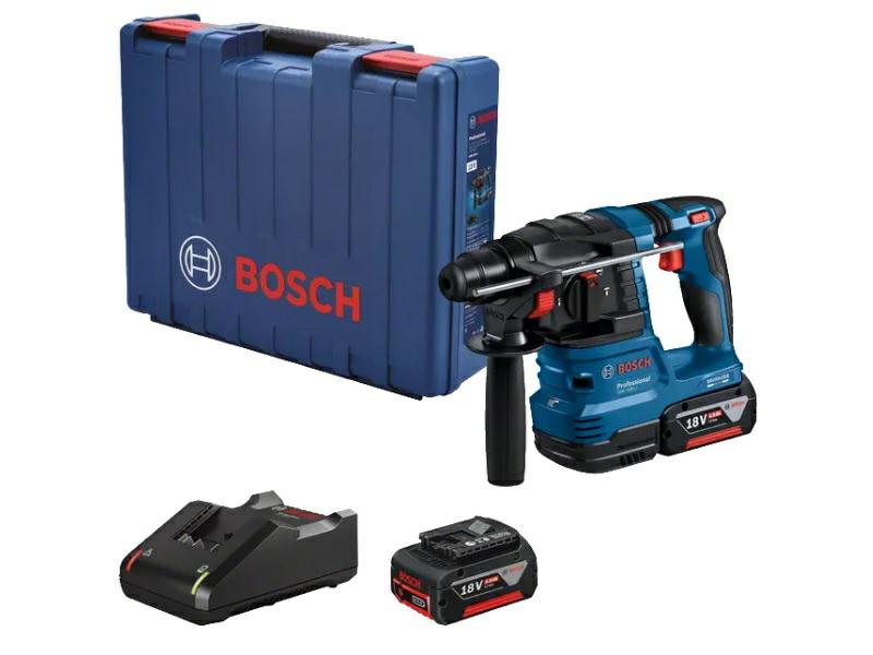 Перфоратор Bosch GBH 185-LI SDS+ 1,9 Дж аккумуляторный 18 В, 2 аккумулятора 4,0 Ah