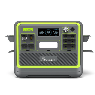 Портативная зарядная станция FOSSiBOT F2400 green, 2 400 Вт, 2 048 Вт&middot;час