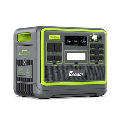 Портативная зарядная станция FOSSiBOT F2400 green, 2 400 Вт, 2 048 Вт&middot;час