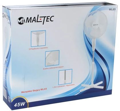 Напольный вентилятор 45 Вт Maltec WL65