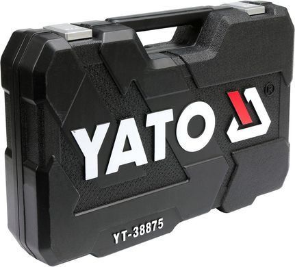 Yato НАБОР ИНСТРУМЕНТОВ 126elem. 1/2 / 3/8\" / 1/4 38875