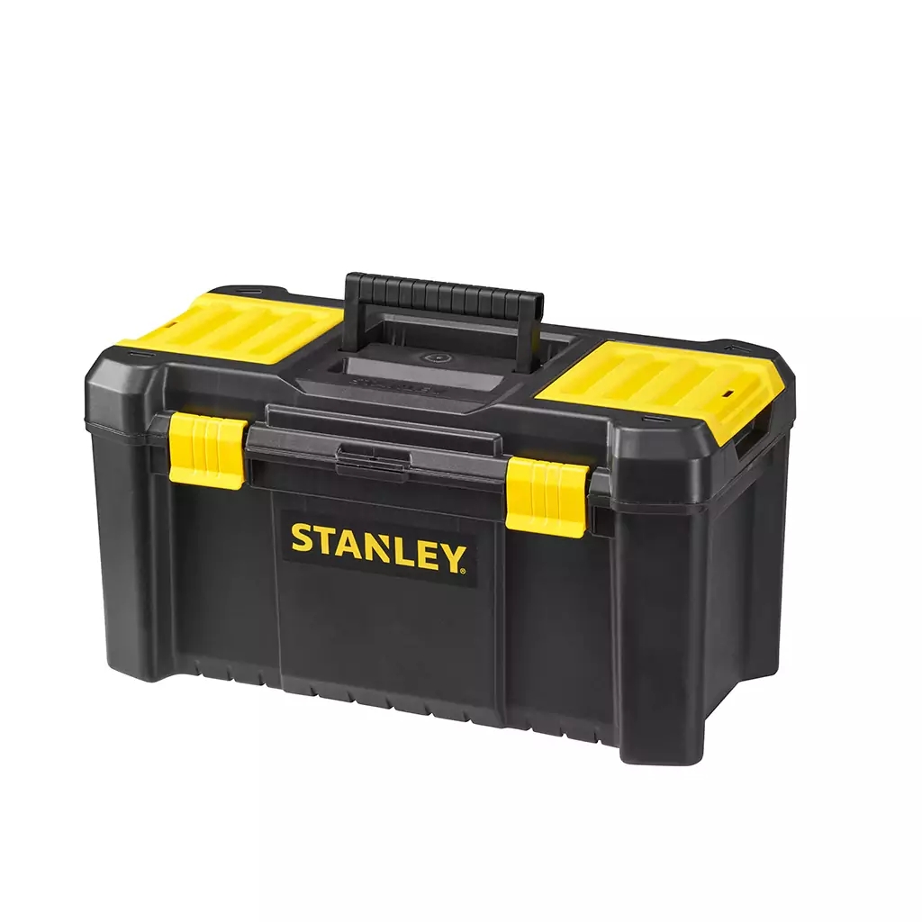 Ящик для инструментов Stanley Essential пластиковый, 49 x 25 x 25 см, с защёлками