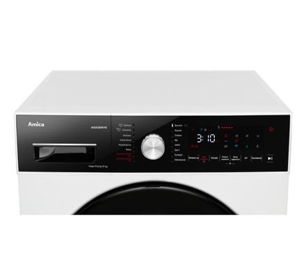 Сушильна машина Amica AD2C82KVD - 65 см - тепловий насос - 8 кг