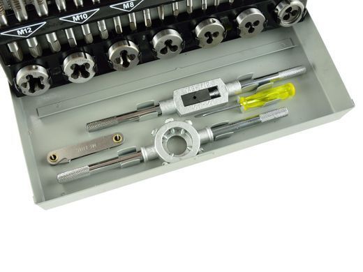 Комплект мітчиків та плашок M3-M12 32шт G38301