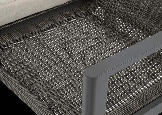 Комплект садових меблів з металу для тераси Furrore Lotus Dinnig Dark Grey