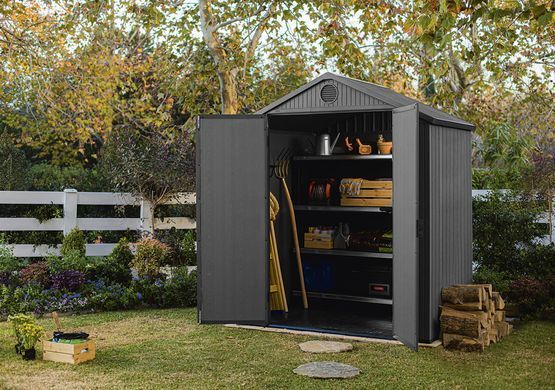 Сарай пластиковый KETER Darwin 6х4 190 x 121 x 221cm серый