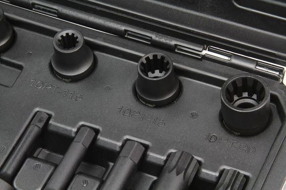 Набор головок для обслуживания тормозных суппортов 1/2" 16 шт Mar-Pol M58279