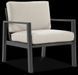Комплект садових меблів з металу для тераси Furrore Lotus Dinnig Dark Grey
