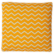 Подушка декоративна ZigZac Yellow 45x45 для саду та дому&nbsp;жовта MoodMe
