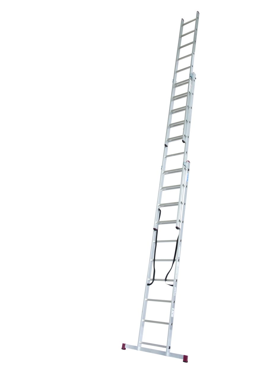 Лестница Krause Corda 3x10 трёхсекционная алюминиевая