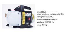 Насос садовый 800 Вт gpe80-k Nac NAC