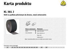 Klingspor Абразивне полотно в рулоні 150 мм 220 KL381J (50 м)