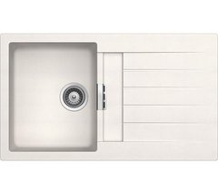 Кухонна мийка Schock Signus D-100 - полярно білий