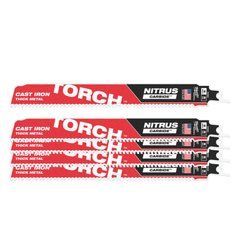 Milwaukee Полотно S TCT Torch Nitrus 230 мм/8T (5 шт.)