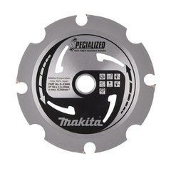 MAKITA ПИЛА ДИСКОВА 165x20x 4z СПЕЦІАЛІЗОВАНА ДЛЯ ФІБРОЦЕМЕНТНИХ ПЛИТ