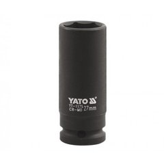 Ударная головка для гайковёрта под квадрат 1'' 30мм (длина 90мм) Yato YT-1176