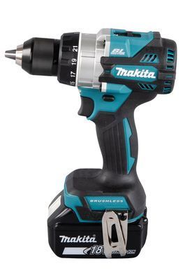 Акумуляторний дриль MAKITA DDF486RTJ 130 Нм LXT 18 Li-Ion BLDC XPT 2x 5,0 Ач MAKPAC