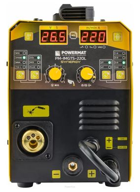 Зварювальний апарат MIGOMAT MIG MAG MMA TIG 220A Synergy FLUX PM-IMGTS-220L Powermat