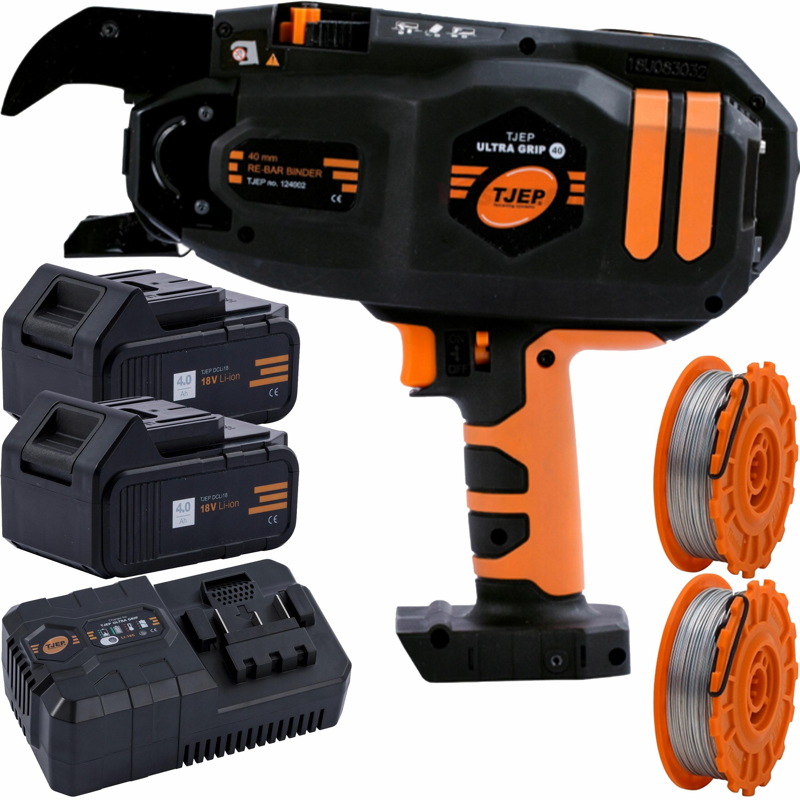 В'язальна машина TJEP Ultra Grip 40 2x4,0Ah для арматури 12–40 мм