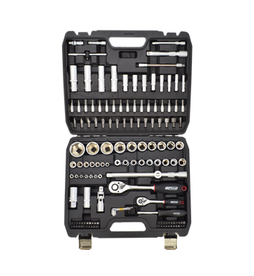 AWTOOLS Набір ключів 144 шт. 1/2" / 1/4" Black Line