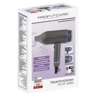 Фен для волосся з іонізацією 1800 Вт ProfiCare PC-HT 3082