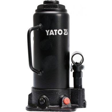 Пляшковий домкрат 10тон підйом 230 - 460 мм Yato YT-17004