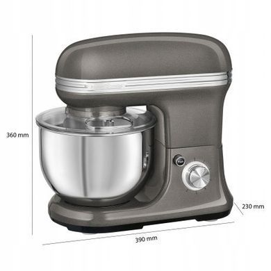 Тестомес PROFICOOK PC-KM 1197 СЕРЫЙ