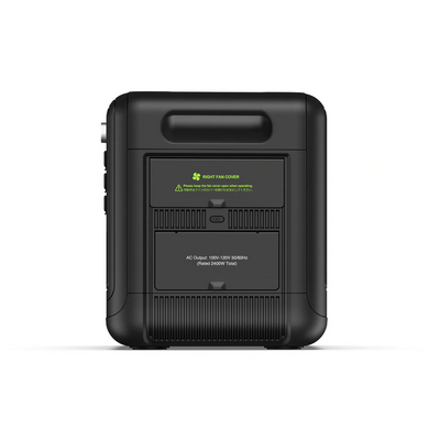 Портативна зарядна станція FOSSiBOT F2400 black, 2 400 Вт, 2 048 Вт&middot;год