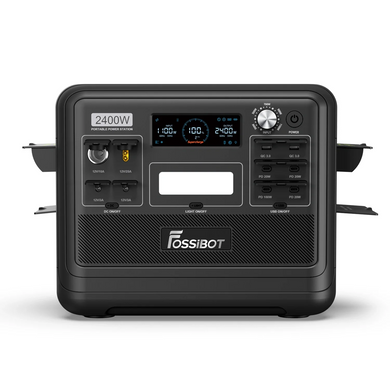 Портативна зарядна станція FOSSiBOT F2400 black, 2 400 Вт, 2 048 Вт&middot;год