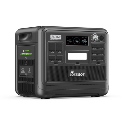 Портативна зарядна станція FOSSiBOT F2400 black, 2 400 Вт, 2 048 Вт&middot;год