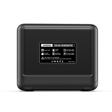 Портативна зарядна станція FOSSiBOT F2400 black, 2 400 Вт, 2 048 Вт&middot;год