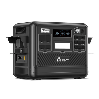 Портативна зарядна станція FOSSiBOT F2400 black, 2 400 Вт, 2 048 Вт&middot;год