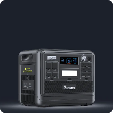 Портативна зарядна станція FOSSiBOT F2400 black, 2 400 Вт, 2 048 Вт&middot;год