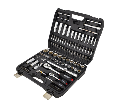 AWTOOLS Набір ключів 144 шт. 1/2" / 1/4" Black Line