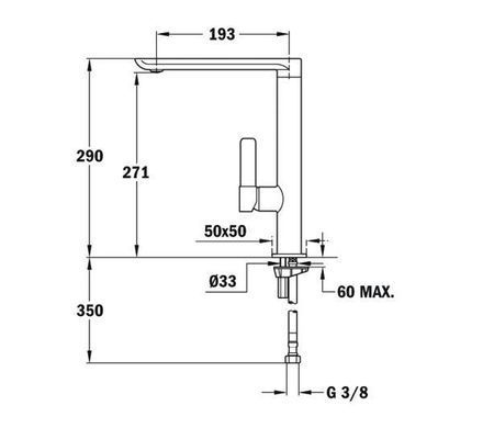 Змішувач Teka FO 915 - хромований