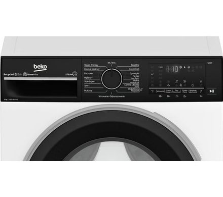 Пральна машина Beko B3WFU58415WBPBS b300 SteamCure - 8 кг