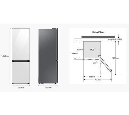 Холодильник Samsung Bespoke RB34A7B5D22