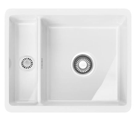 Кухонна мийка Franke Kubus KBK 160 полярна білизна - кераміка