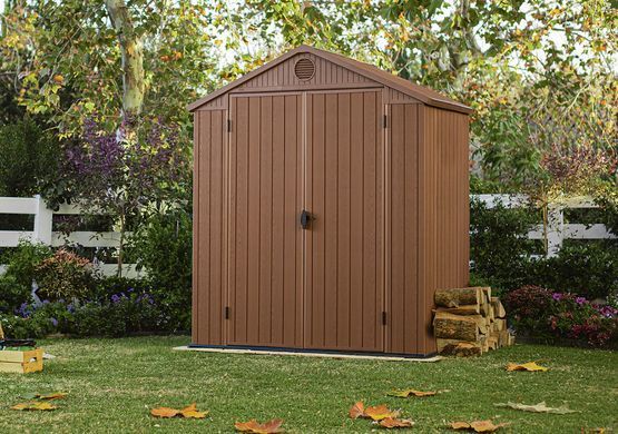 Сарай пластиковий KETER Darwin 6х4 190 x 121 x 221cm коричневий