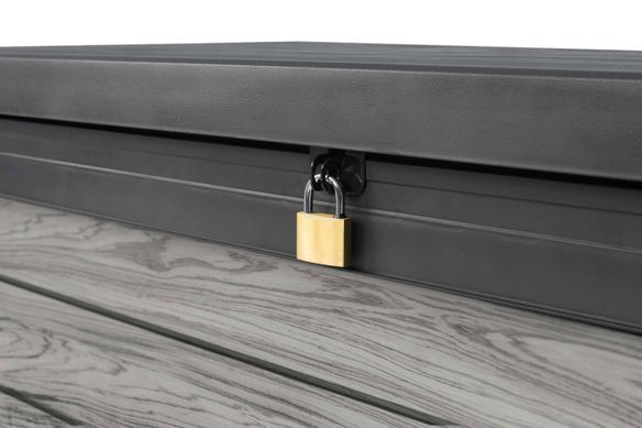 Садова скриня для зберігання 570 л під дерево Storm Grey Keter