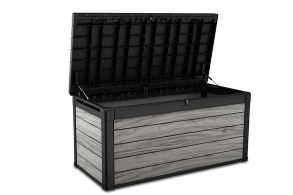 Садова скриня для зберігання 570 л під дерево Storm Grey Keter
