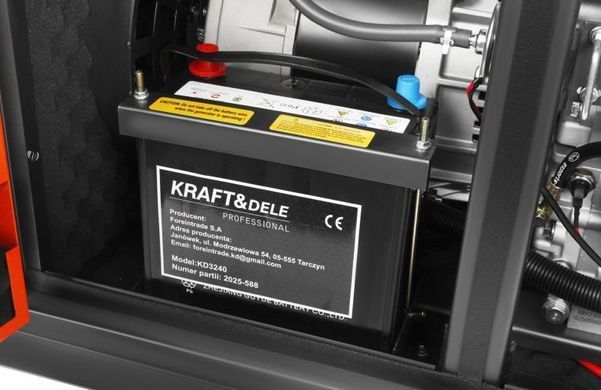 Дизельний генератор 230/400 В 15,5 кВт Kraft&Dele KD3240