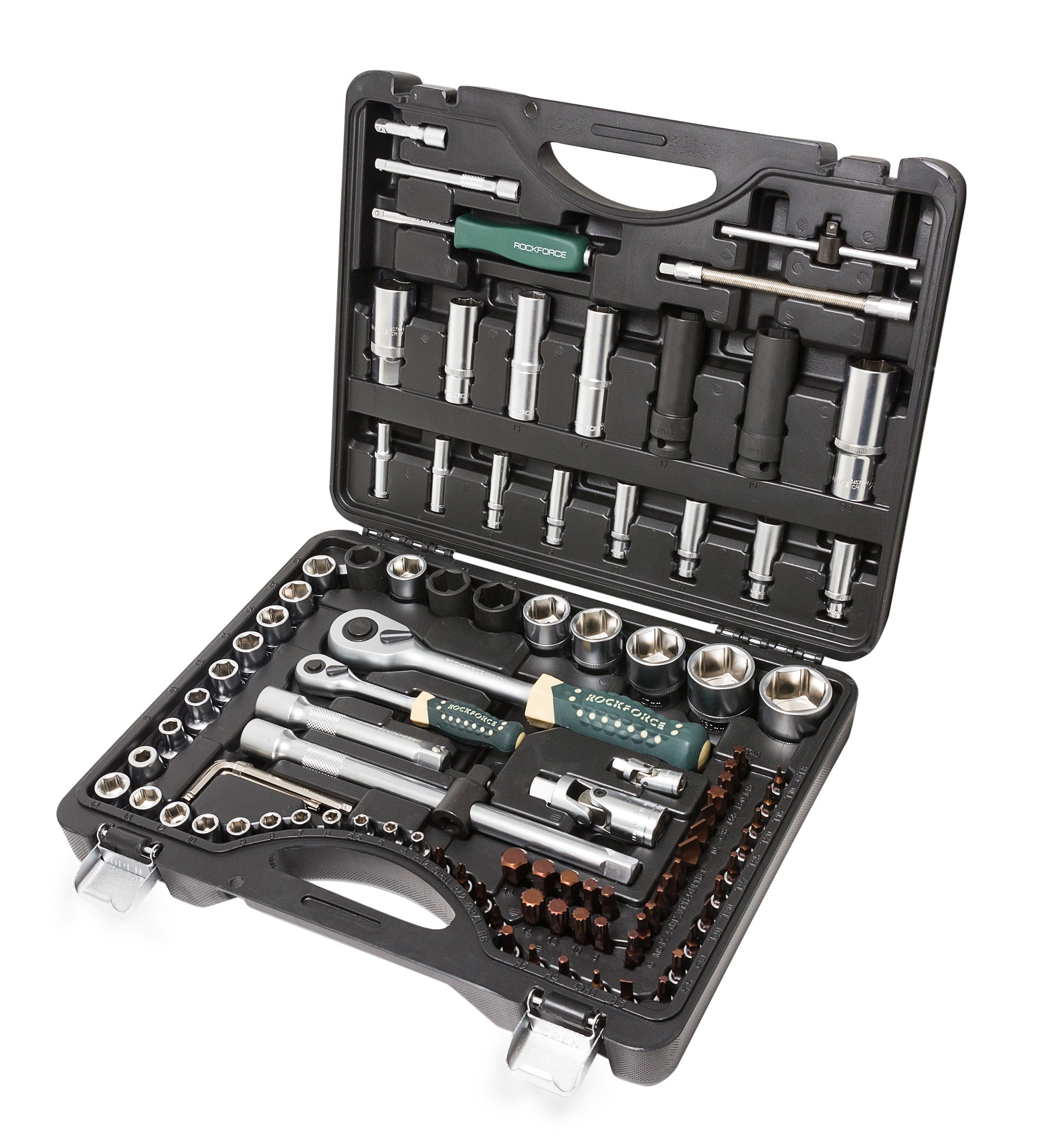 Набор ключей Rockforce RF-4941-5 Premium: 100 предметов, 1/2