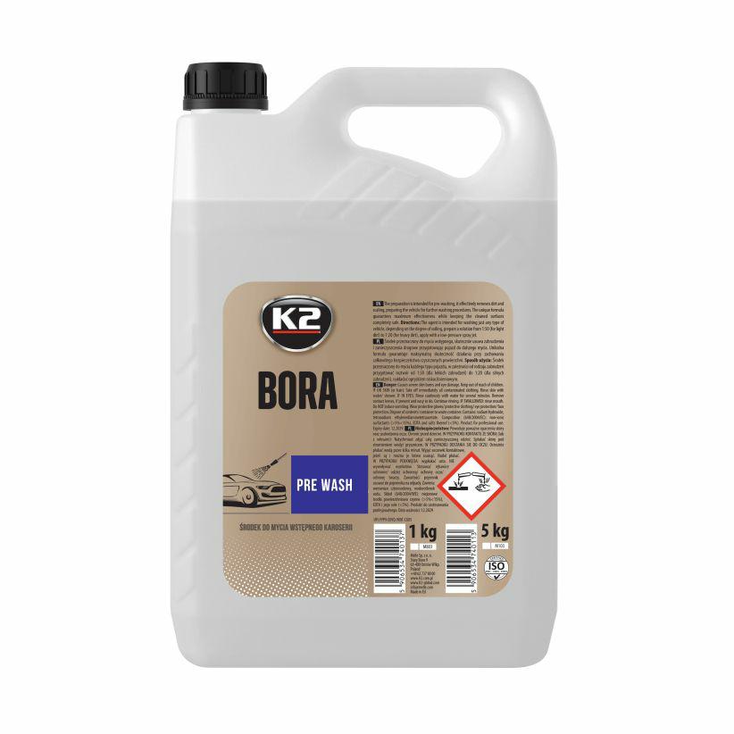 Жидкость для предварительной мойки кузова K2 Bora Plus 5 кг, средство Pre-Wash