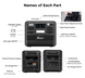 Портативна зарядна станція FOSSiBOT F2400 black, 2 400 Вт, 2 048 Вт&middot;год