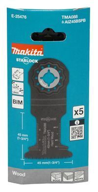 Полотно для резки makita mt bim 45мм x 45мм 14z/c tma088 /5шт.