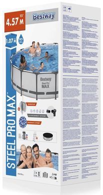 Басейн садовий каркасний Steel Pro Max Bestway 56488